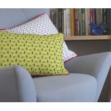Dog Walker Cushion Chartreuse Dog Walker Cushion Chartreuse